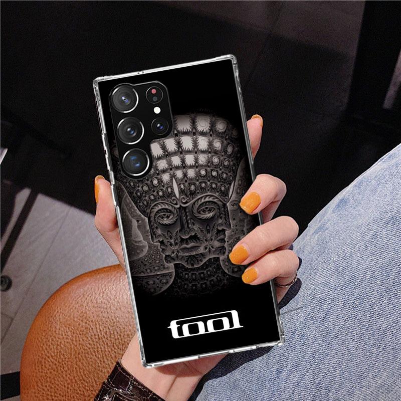Band T-Tool Schism Phone Case For Samsung Galaxy S24 S25 Edge S26 Ultra S23 S22 S21 Plus S20 FE + Personalized Print Cover Galax
