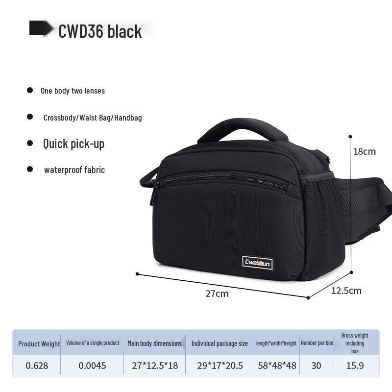 

CADeN Kaden Водонепроницаемая многофункциональная поясная сумка для зеркальной камеры