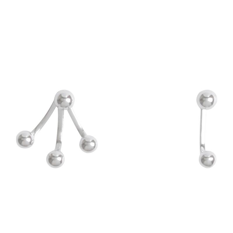 

Нишевые дизайнерские серьги женские простые в стиле холодного ветра интернет-знаменитости гонконгский стиль серьги-гвоздики мужские и женские одного стиля ушные украшения