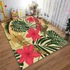 Tropical Floral Carpet, Vibrant Colors with Nature's Touch Suitable for use as an anti-slip game mat for living room and bedroom sofas