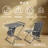 NewB Folding Camping Table Desk Height 70 Outdoor Portable Chair Lightweight High Veranda Chair Compact Kermit Portable Side Desk Side Table Foldable