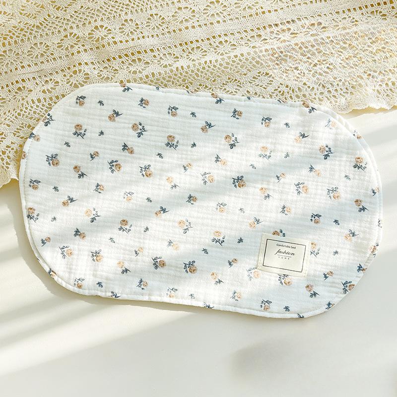 Anti Vomiting Milk Pillo Comfortable Cloud Pillow for Newborns Low Flat Pillow for Infants Eight Layer Gauze Pillow for Children