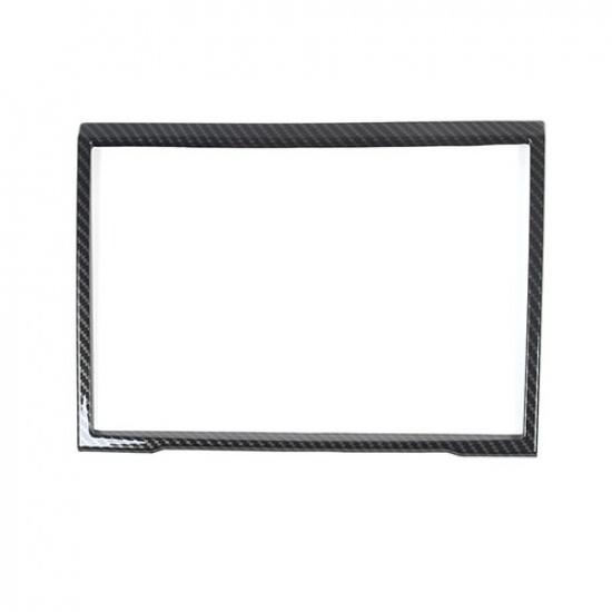 Carbon Fiber ABS Dashboard Dvd Navigation Screen Trim For Nissan Titan -24