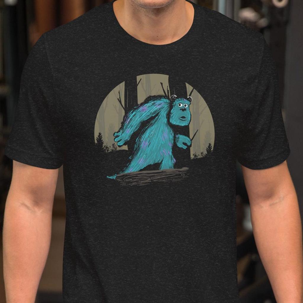 Monster Inc, Sully, Bigfoot, Unisex T-shirt