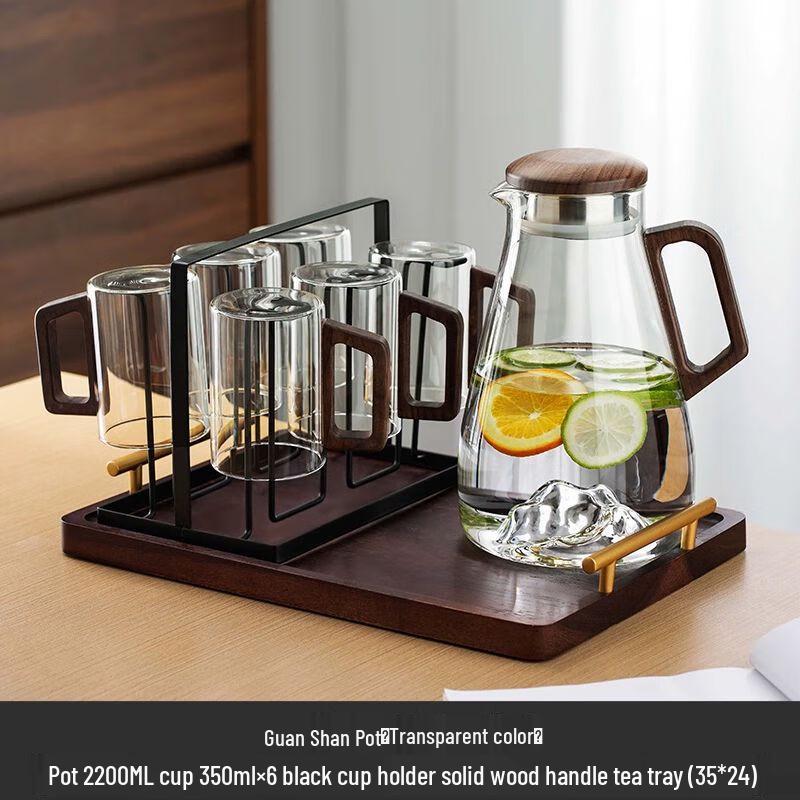 TXRMDX Light Luxury Glass Tea & Water Cup Set