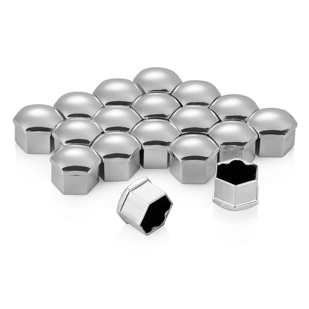 17mm 20Pcs/lot Wheel Lug Bolt Center Nut Covers Caps 321601173A for Skoda Octavia A5 A7 1 Rapid Fabia Yeti Superb Accessories