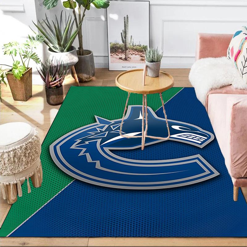 Hockey Team Vancouver-Canucks Area Rug Suitable for Indoor And Outdoor,Carpets for Kitchens, Homes, Offices, Living Rooms,Home Decor,Christmas Gift