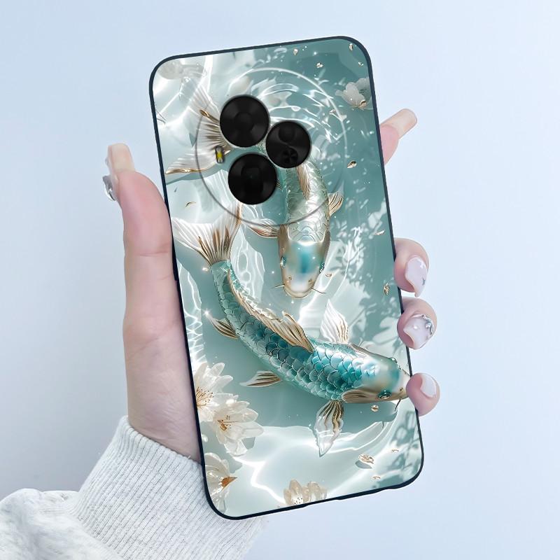 For TCL NxtPaper 60 Ultra Case Luxury Cute Love Rabbit Funny Black Matte Soft TPU Back Cover For Nxt Paper 60 Ultra Phone Case