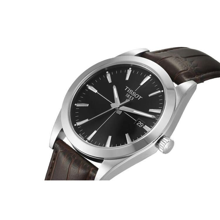 TISSOT Windy Collection Quartz Movement 100m Water Resistance Men's Watches Watch 40mm Black Dial T127.410.16.051.01