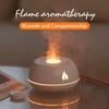 130ml Ultrasonic Aroma Diffuser with Seven-Color Flame Simulation