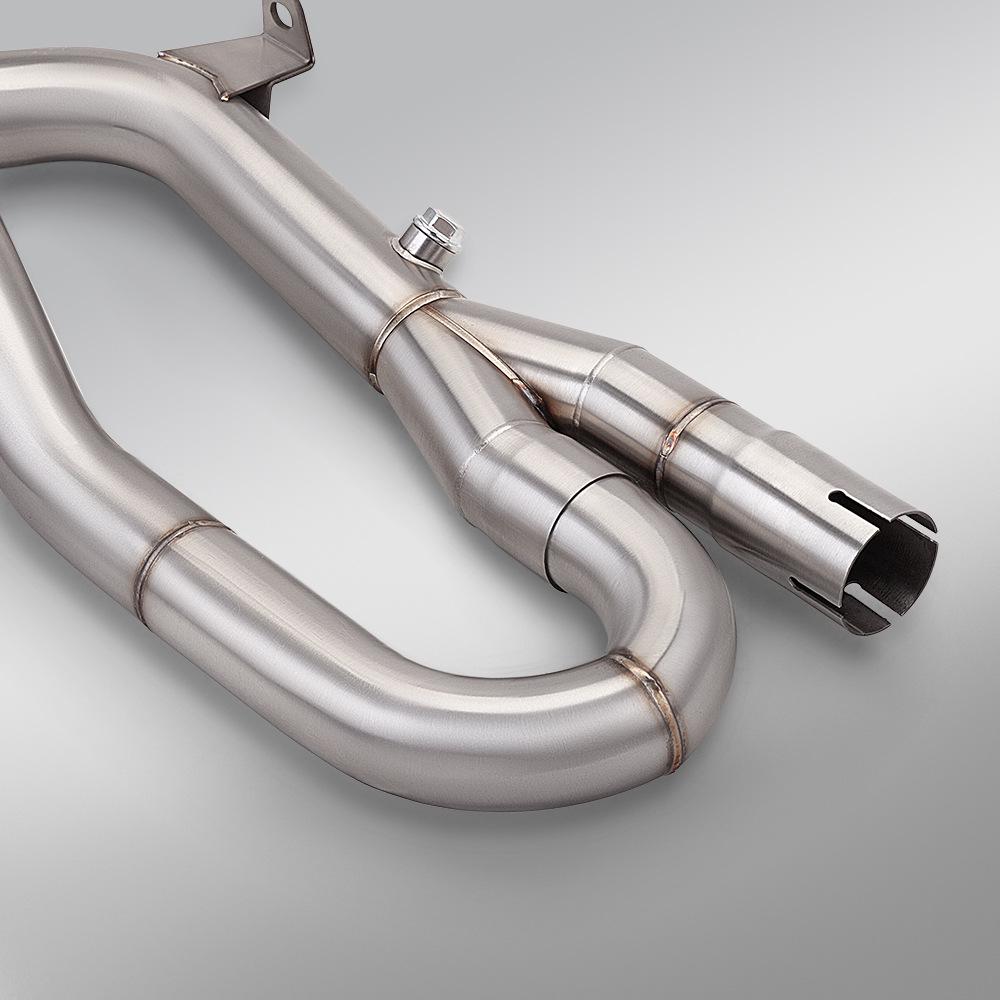SV650 Front Section Adapter: Converts Original to 51MM Exhaust (For 2016-2026)