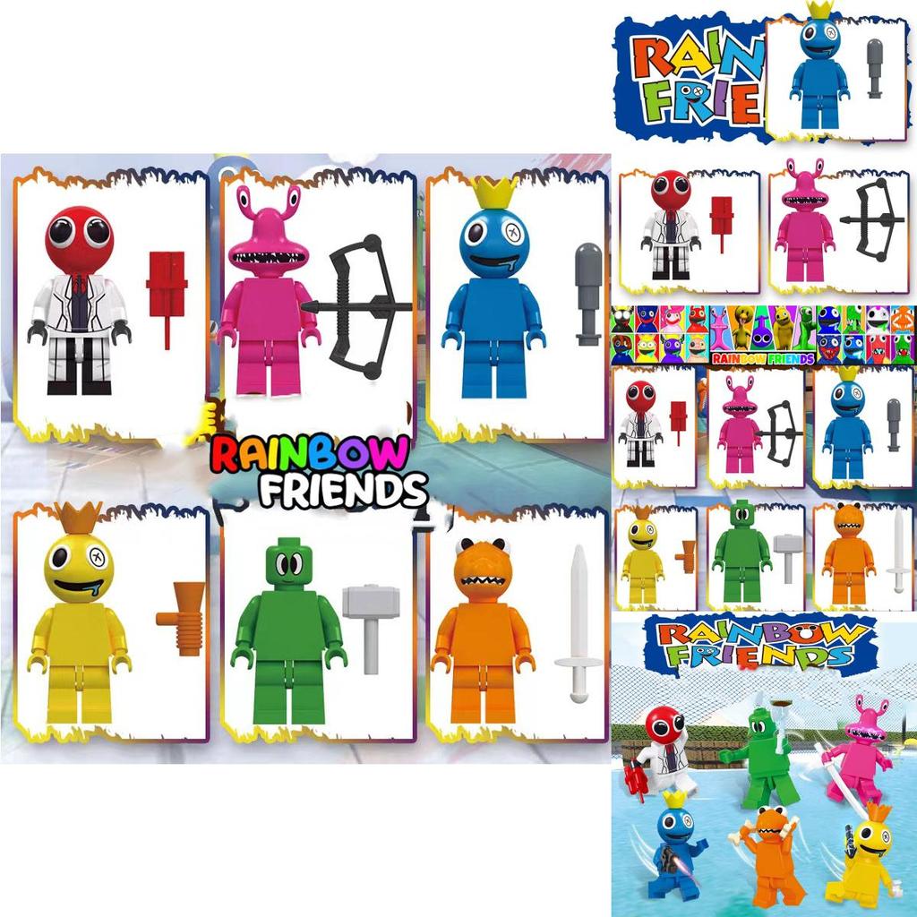 Weihnachtsgeschenk Kollektion Roblox Rainbow Friends Baustein Spielzeug Actionfigur