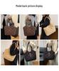 Bambi Tote: Winter 2025 Large Capacity Embroidered Quilted Handbag - Versatile Fashionable Shoulder Bag