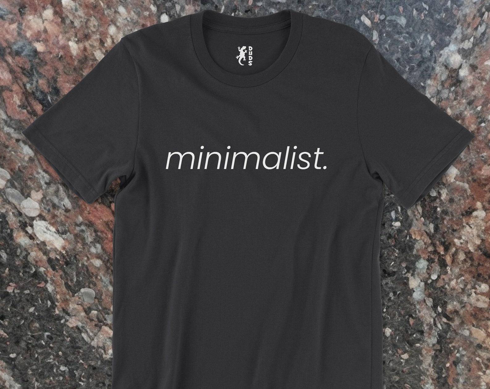Minimalist Short Sleeve Tee Shirt, for the person in your life who likes to keep it simple L