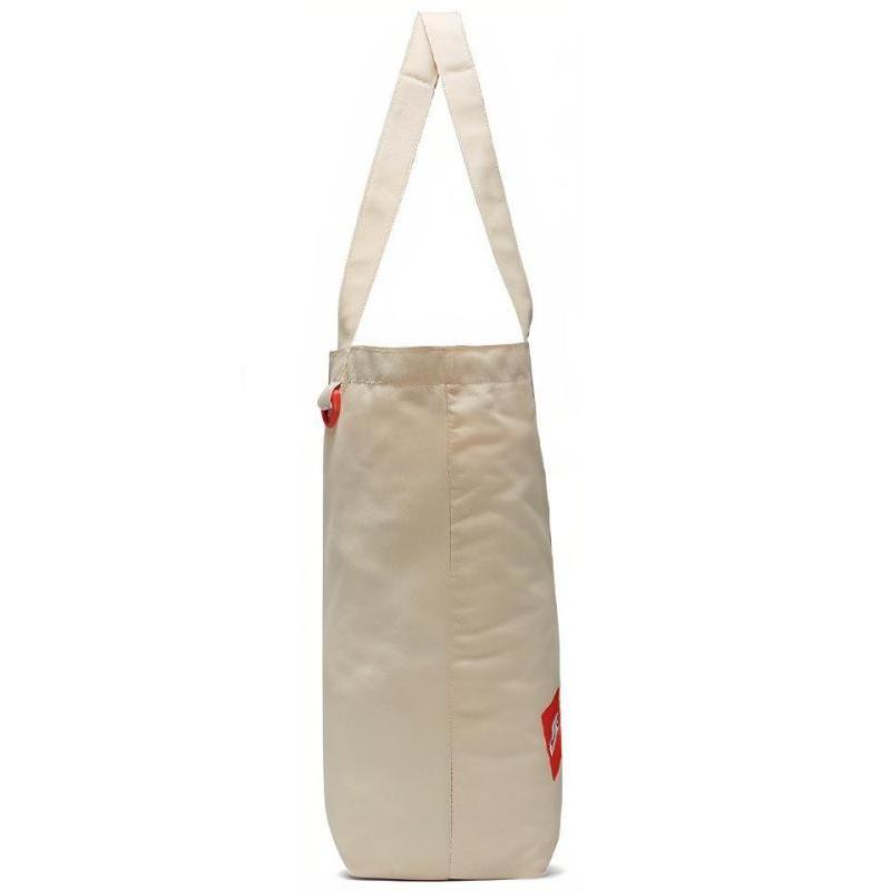 Nike Heritage Pamuklu Bez Çanta Alışveriş Çantası El Çantası Normal Unisex Turuncu Doğal Günlük BA5839-120