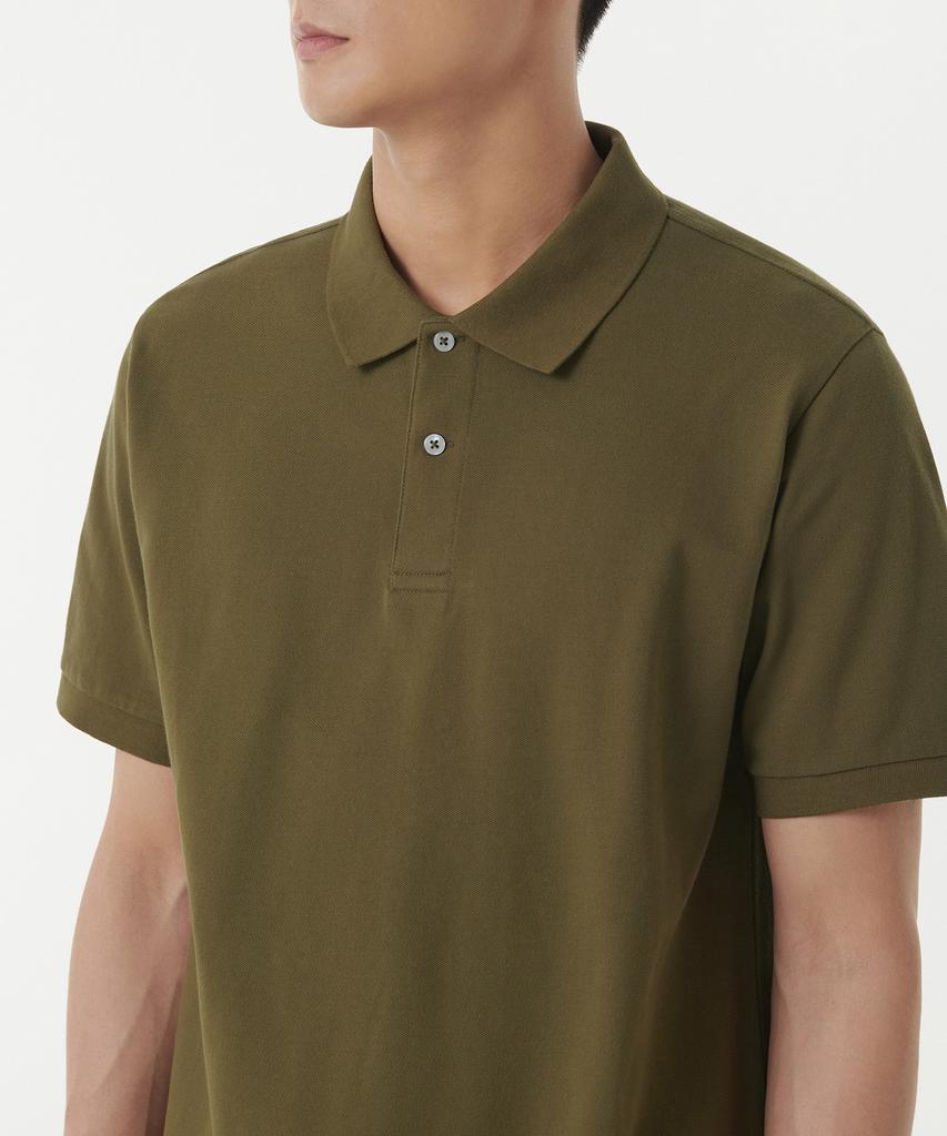 Musinsa Standard Basic Pique Polo Shirt [Olive]