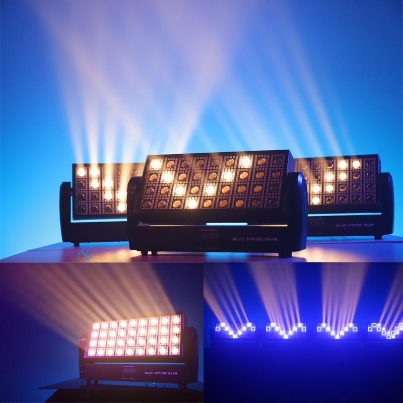 LED 200W Beam Strobe Lights Stage Washing Moving Head Lighting With Warm White Effect DMX512 For DJ Disco Bar Party