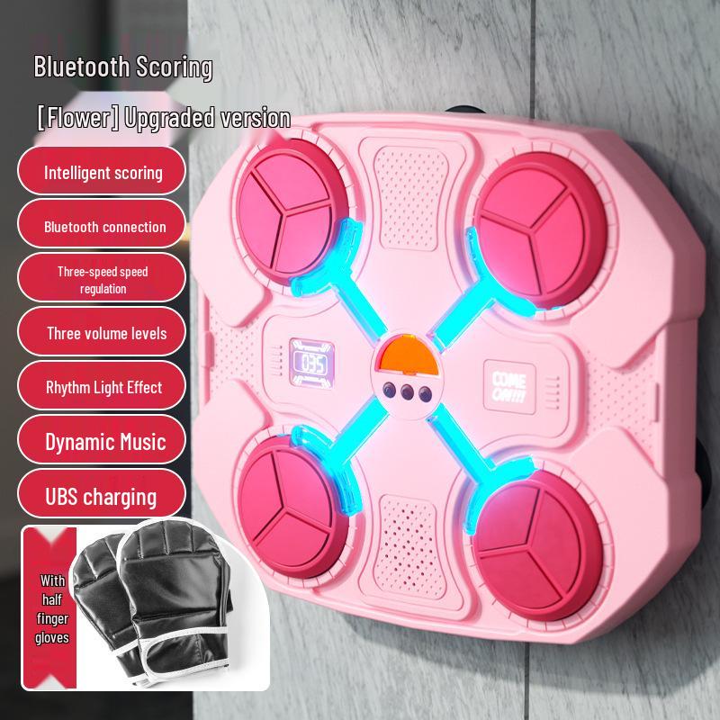 Bluetooth Music Boxing Wall Target for Kids - Interactive Fitness and Training Toy