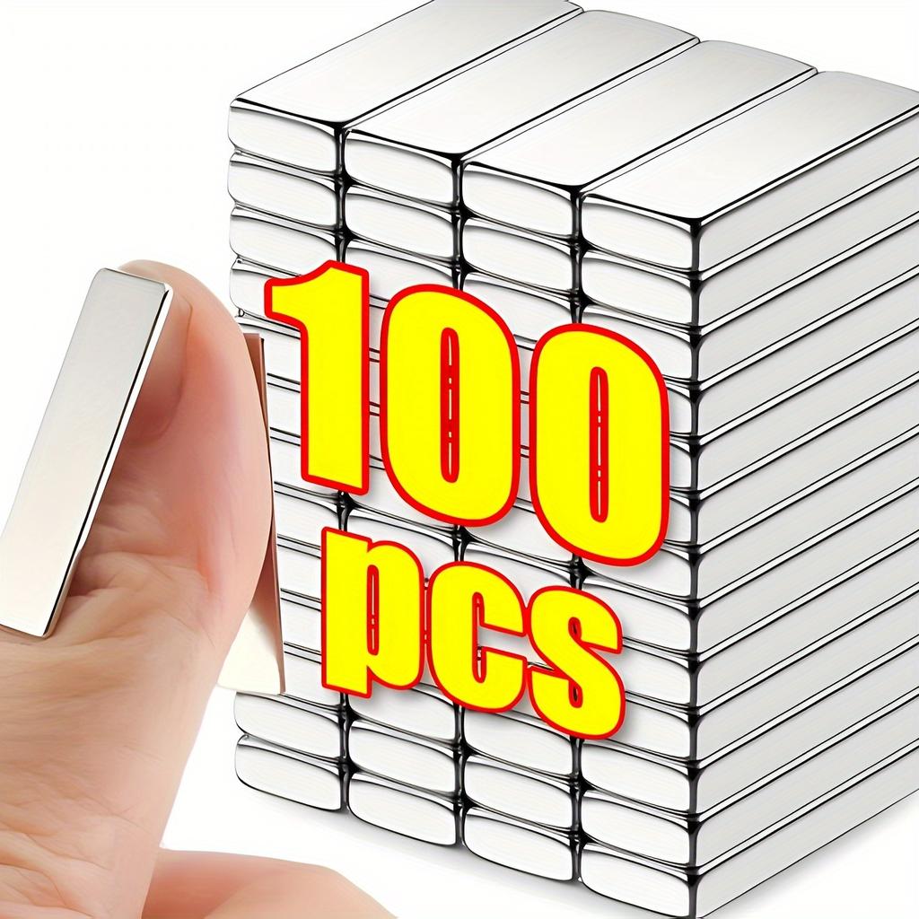 20/50pcs Magnets, 20x10x3mm, Rectangular Magnets for Industrial Use, Metal Material, No Battery Required