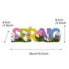 Easter Spring Rabbit Statue Table Decoration Tabletop Figurine for Home Party