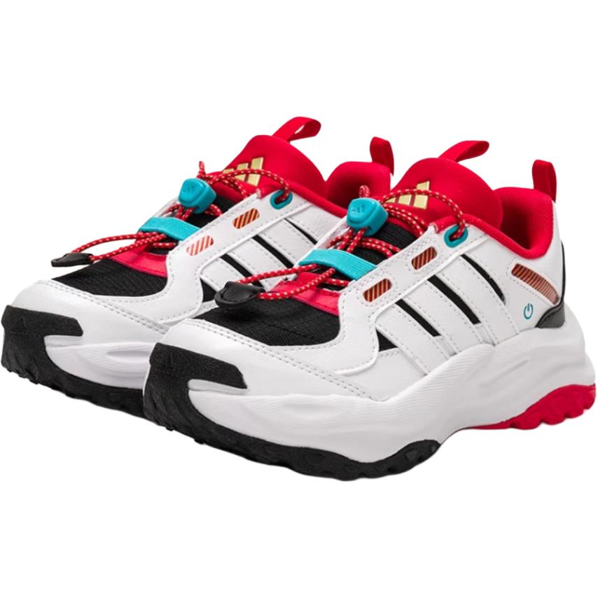 adidas Maxxwavy C Year of the Snake - White Black Pure Ruby Kids Sneakers Footwear-White Core-Black JS3085