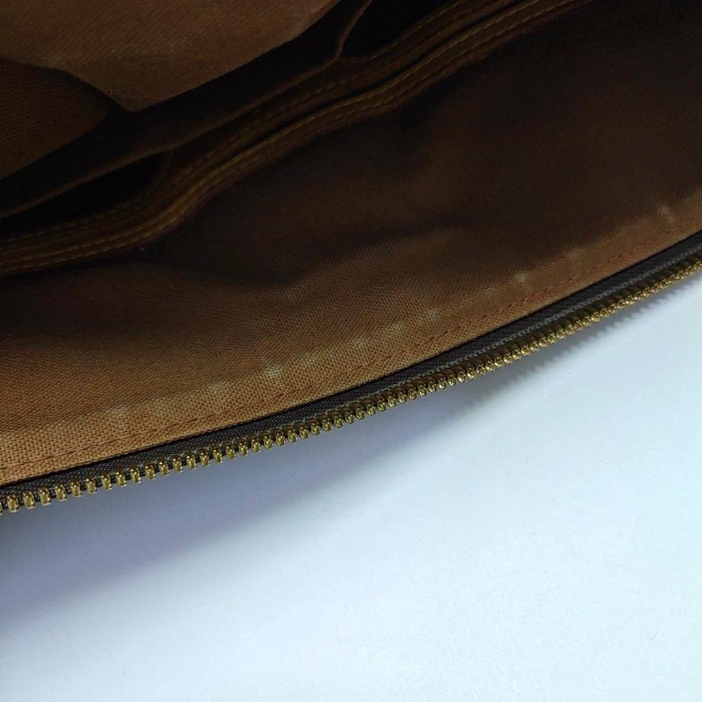 [Pre-Owned] Palermo Large Brown Coated Canvas Monogram Shoulder Bag - Fair #14VABP3