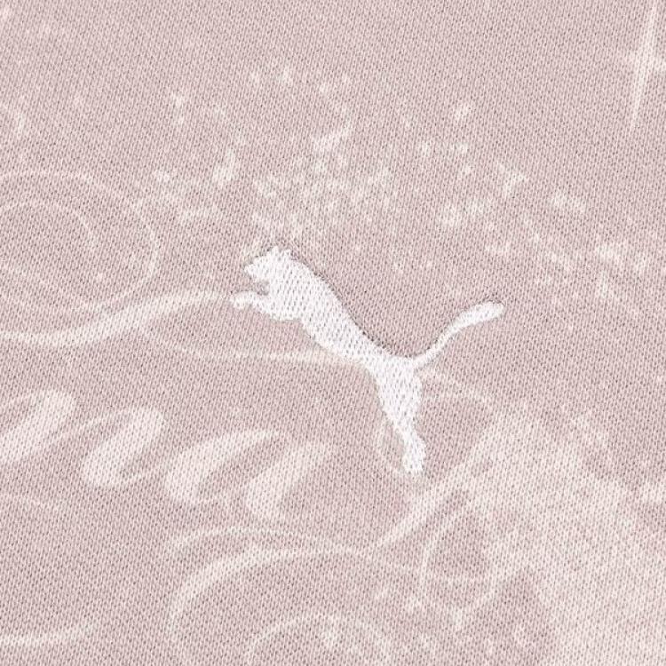 Puma Glam FW25 Street AOP Fleece Lockerer Schnitt Vollprint Reißverschluss Kapuze Langarm Jacke Damenjacken 637064-88