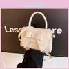 Sac à Main Tendance Style Rue Papillon Nœud Pour Femmes 2024 Mode Été Chic Sac Bandoulière Croisé En Blanc Noir Argent Rouge