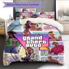 GTA Pride Bedding Quilt Set Quilt Cover Pillowcase Home Decoration Birthday Gift (1 * Duvet Cover + 2 * Pillowcase, Without Core)