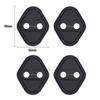 For TOYOTA HARRIER -2025 Silicone Car Door Lock Buckle Protection Cover Elastic Anti-Collision Shock Absorbing Pad Cushion