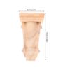 Roman Column Wood Corbels Solid Wood Vintage Decorative Shelf Bracket Wall Corner Trim for Fireplace Mantel Beam Support Home