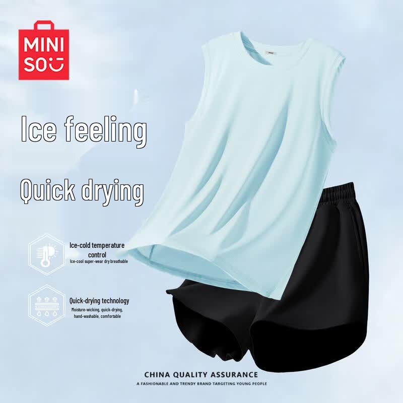 MINISO Women s Quick-Dry Sportswear Set M