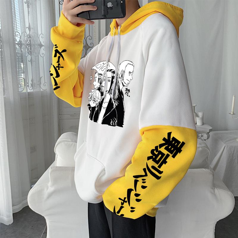 Anime Tokyo Revengers Cosplay Hoodie Manga Cartoon BRAHMAN Imaushi Wakasa i Senju Kawaragi Graphics Unisex Luźne Bluzy