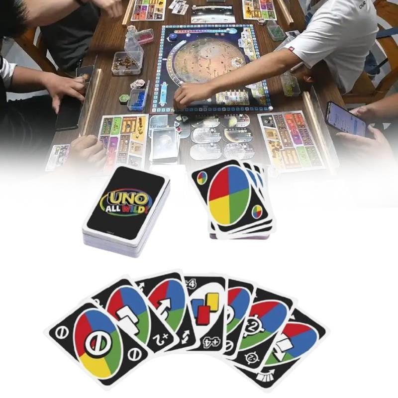 All Uno Wild Poker Card Board Game Family Party Prop Educational Toys Gifts