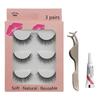 Lashie - Set of 3 Pairs: Volume Crisscross False Eyelashes