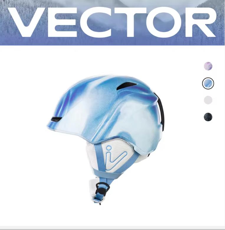 

VECTOR Men Women Ski Helmet Safety Integrally-Molded Snowboard Helmet Motorcycle RemovableSkiing Snow Husband Child Kids M (56-59CM)