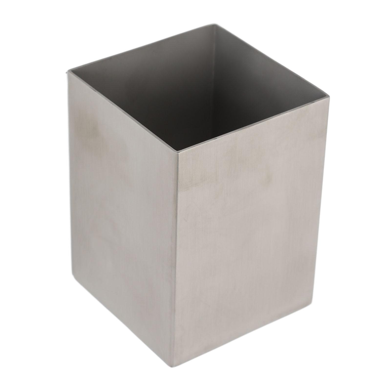 Pencil Cup 304 Stainless Steel Pencil Holder Thicken   Rectangular Pencil Cup for   Dormitory School Desktop