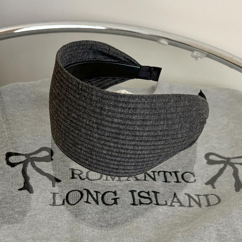 1pc Retro Handmade Knitted for Women's Simple High Cranial Top Pressure Hair Non-slip Headband Simple Atmosphere Show Face Small