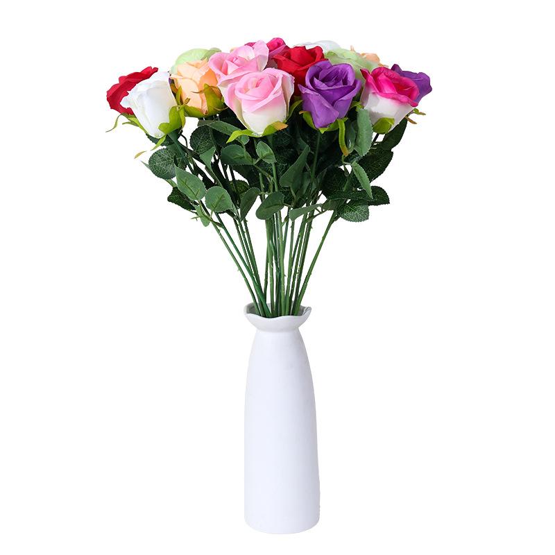 Artificial Rose Flowers Table Decoration, Fake Flower, Silk Flowers For Home Room Decor Wedding Decoration DIY