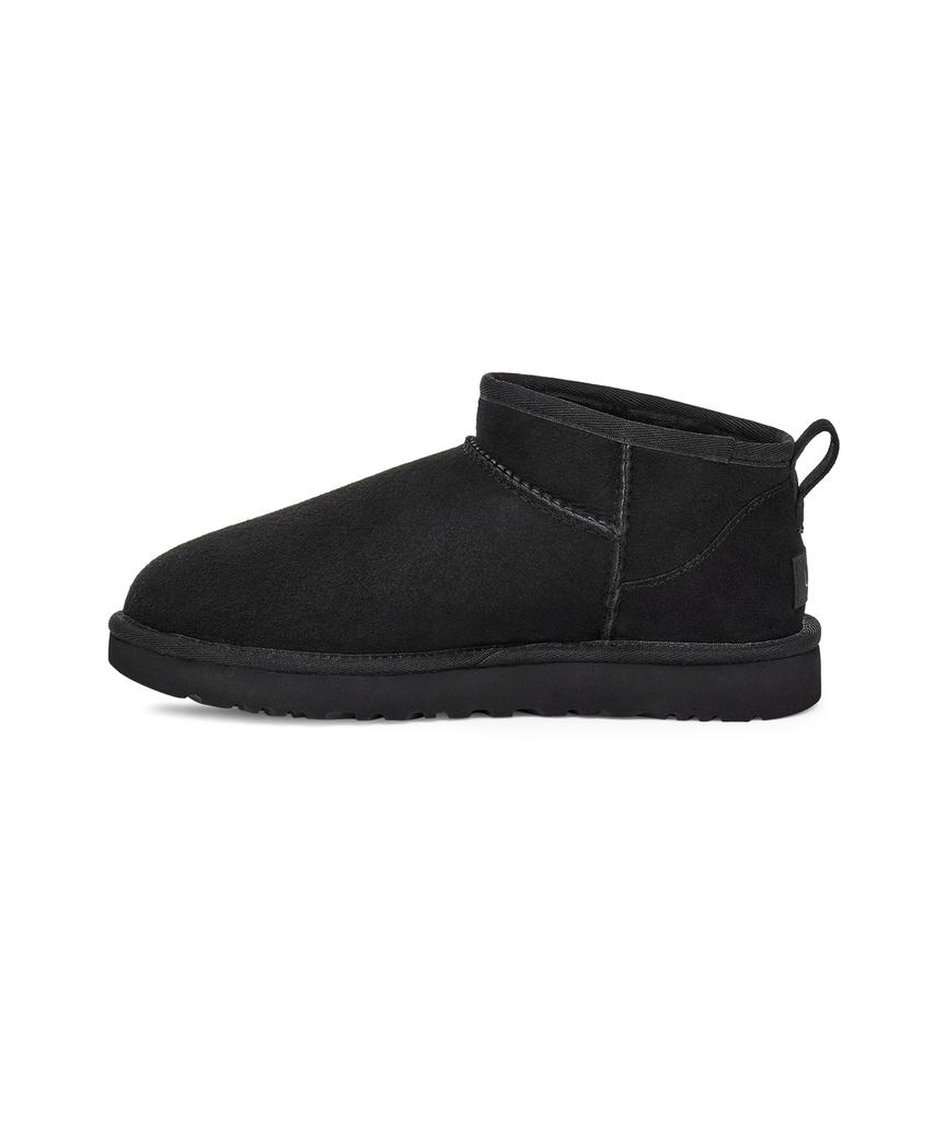 Ugg [Women] Overlock Stitch Ultra Mini Boots (Classic Ultra Mini) - Black / 1116109-Blk