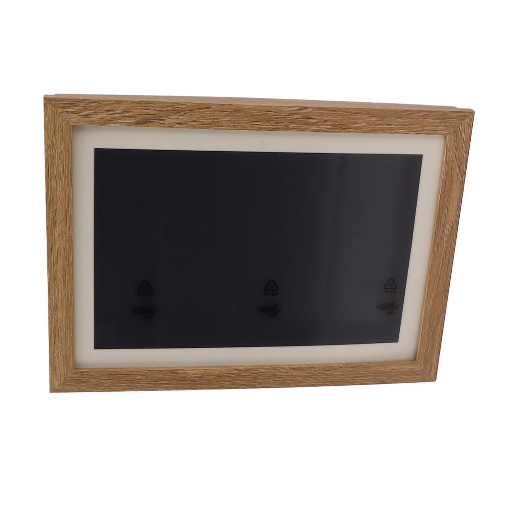 Kids Art Frame Density Board PS Magnetic Front Opening Changeable Artwork Display Frame Holds 50PCS Pictures for Crafts