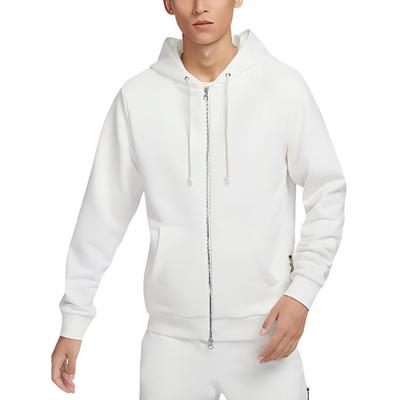 Nike Felpa con cappuccio da basket standard Dri-Fit ad asciugatura rapida con zip da uomo felpe vela avorio chiaro FZ0223-133