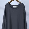 Sweatshirt for Women Oversize Thickened Loose Round Neck Solid Color Casual Pullover Long Sleeve Top Sweatshirt
