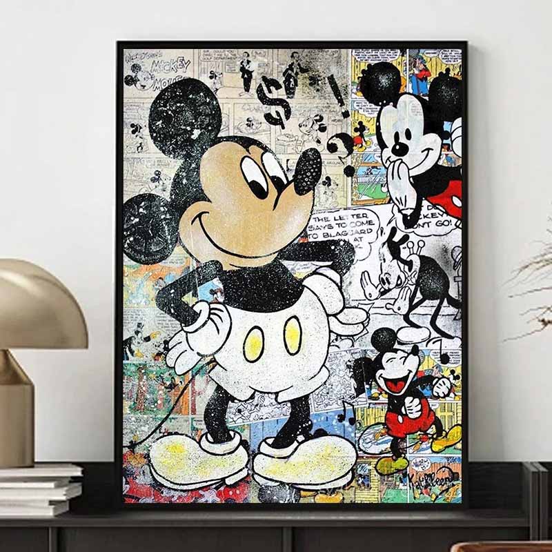 Disney Diamond Painting Mickey Mouse Pop Art Collage Art 5D Mosaic Art Diy Cross Stitch Embroidery Set Full Diamond Home Decor Gift