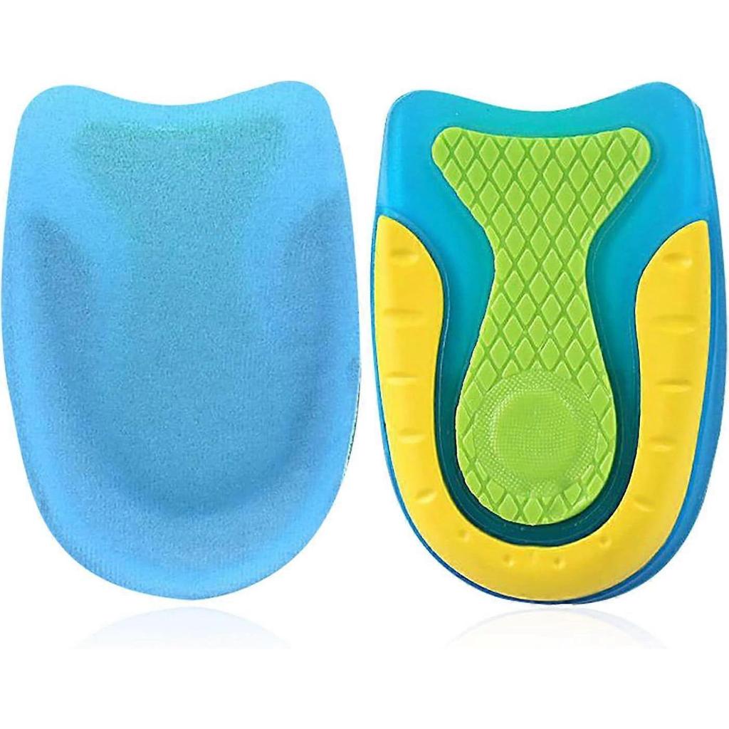 Silicone Gel Orthopedic Growing Heel Pad Size S To Protect Your Heel Pain and Relieve Heel Spurs, Plantar Fasciitis, Tendonitis In Your Shoes, -Adla