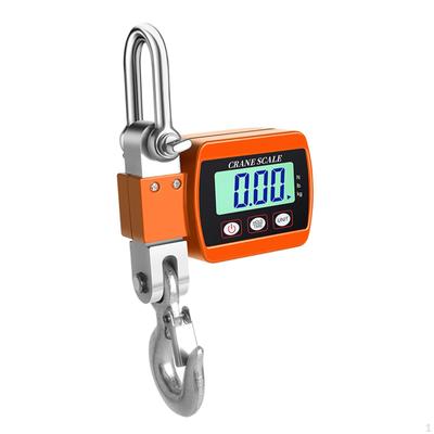1000 Industrial Digital Crane Scale, Display, 3 Unit Switching for Farm Tasks, Heavy Duty Aluminum