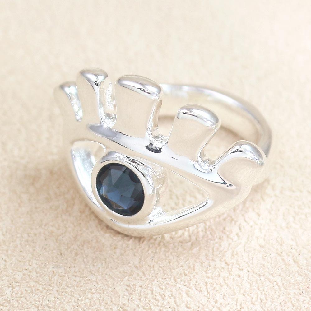 Spanish UNOde50 Diamond-Inlaid Fashionable Women s Ring - Stylish High-End Polished Design Size 7