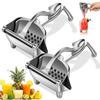 4/2pc Lemon Squeezer Hand Press AluminumAlloy Lime Squeezer Manual Citrus Juicer Compact Fruit Juicer for Kitchen Bar Restaurant