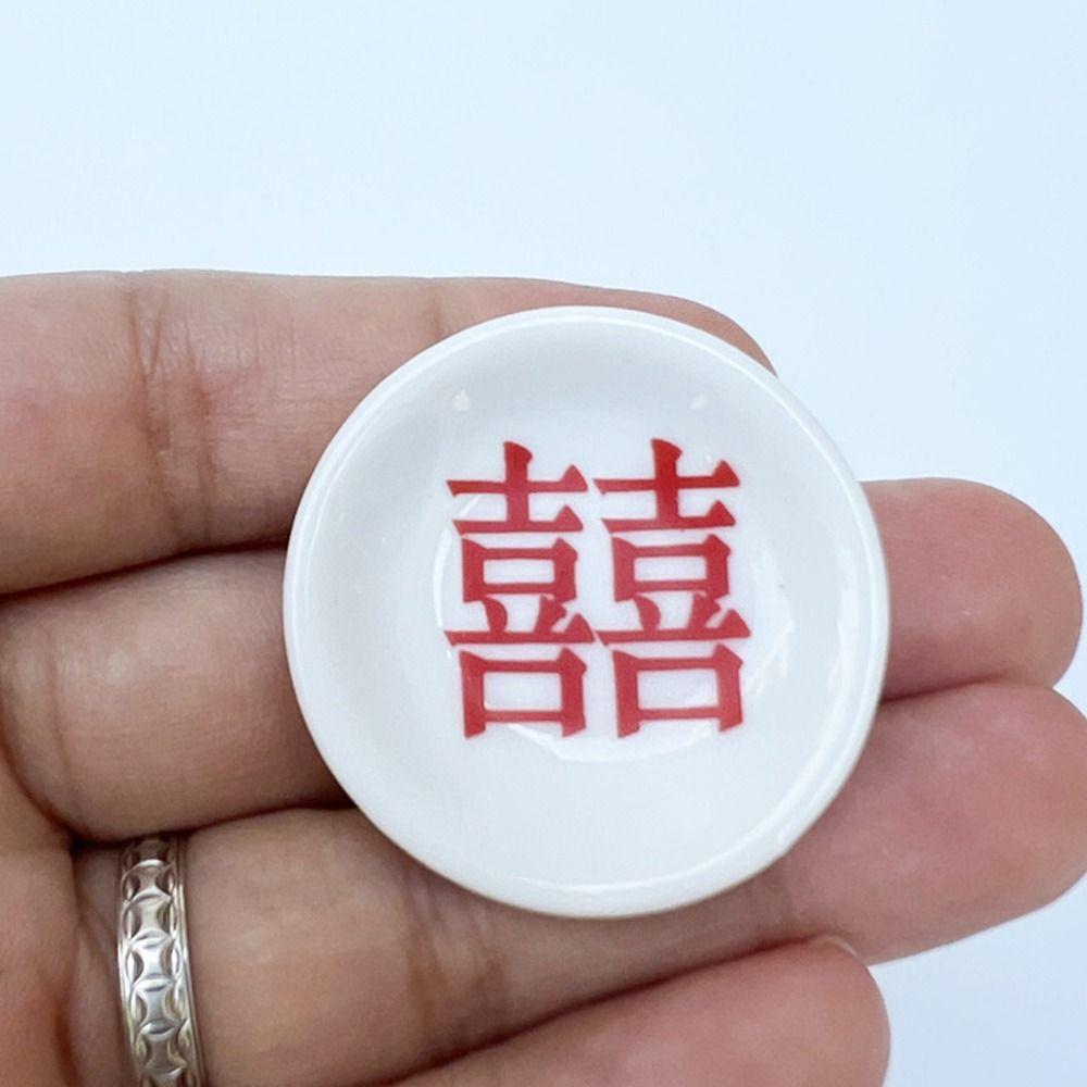 Kitchen Toy Scene 1:12 Dishes Plate Dolls House Furniture Lace Table Mat Dollhouse Tableware