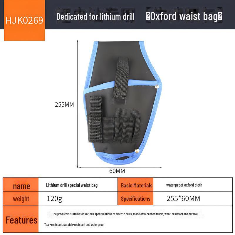 Waterproof Multifunctional Canvas Ladder Tool Bag